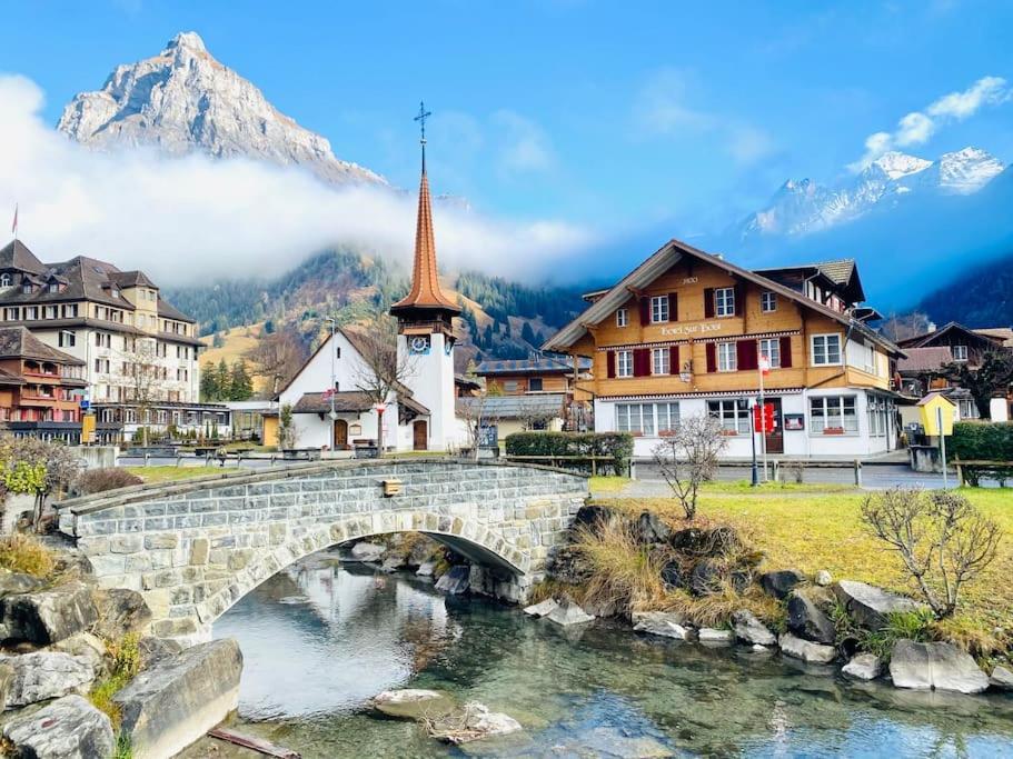Cozy Apartment In Vintage House In Kandersteg Buitenkant foto