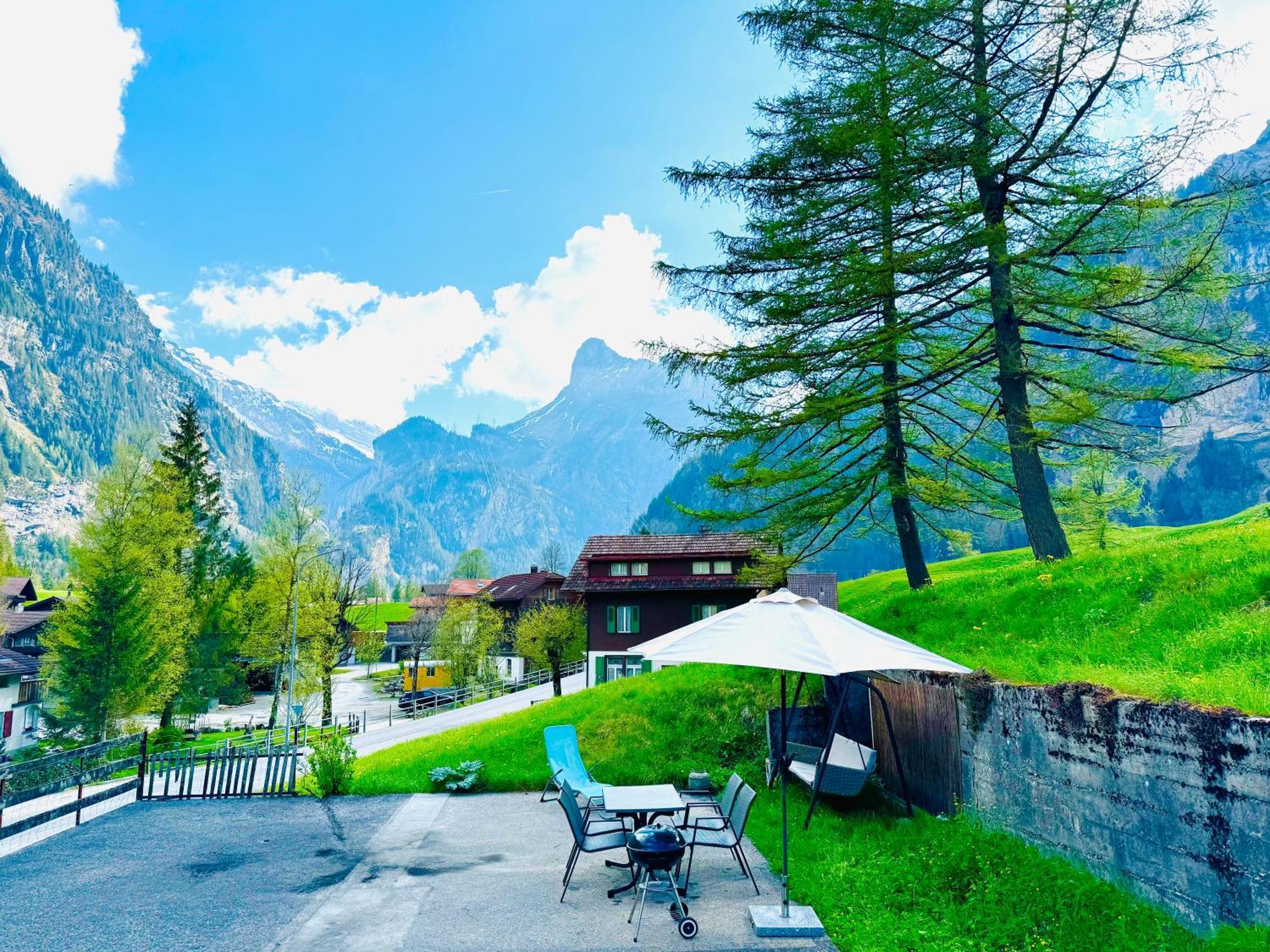 Cozy Apartment In Vintage House In Kandersteg Buitenkant foto